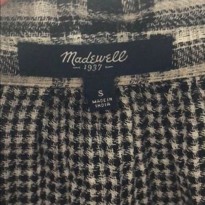 Madewell Dress  Black and white Gingham // barely worn great preowned condition